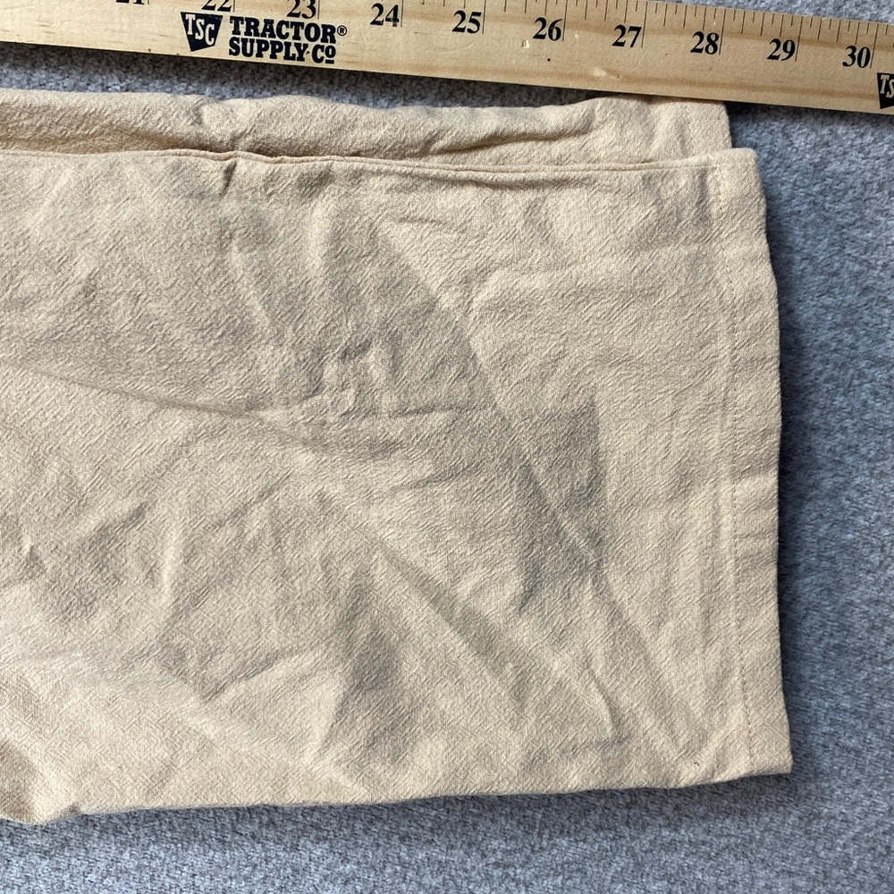 Ouku pull on pants XL drawstring elastic inseam 28” wide leg butter yellow - Picture 10 of 11